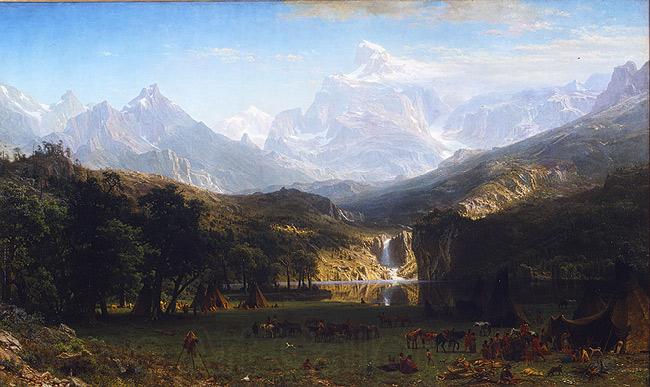 Albert Bierstadt The Rocky Mountains, Lander's Peak Spain oil painting art